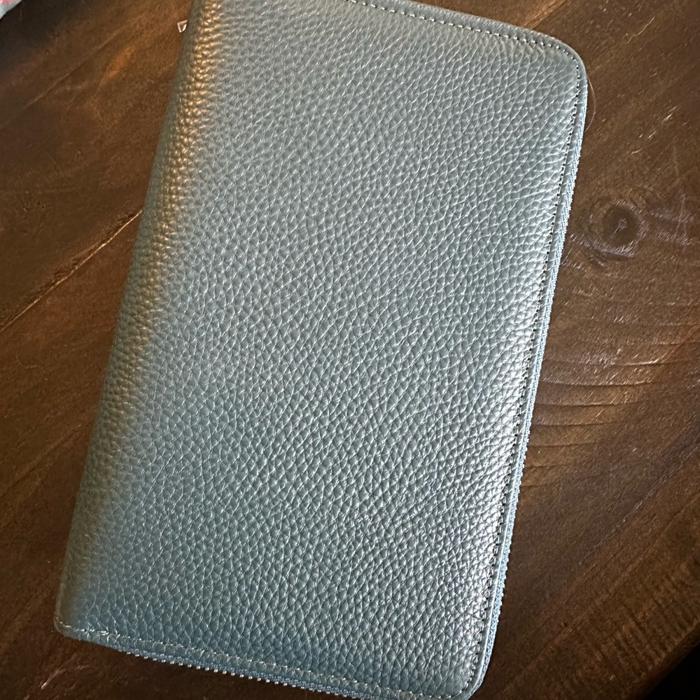 AG Wallets Double Zipper Wristlet Womens Wallet